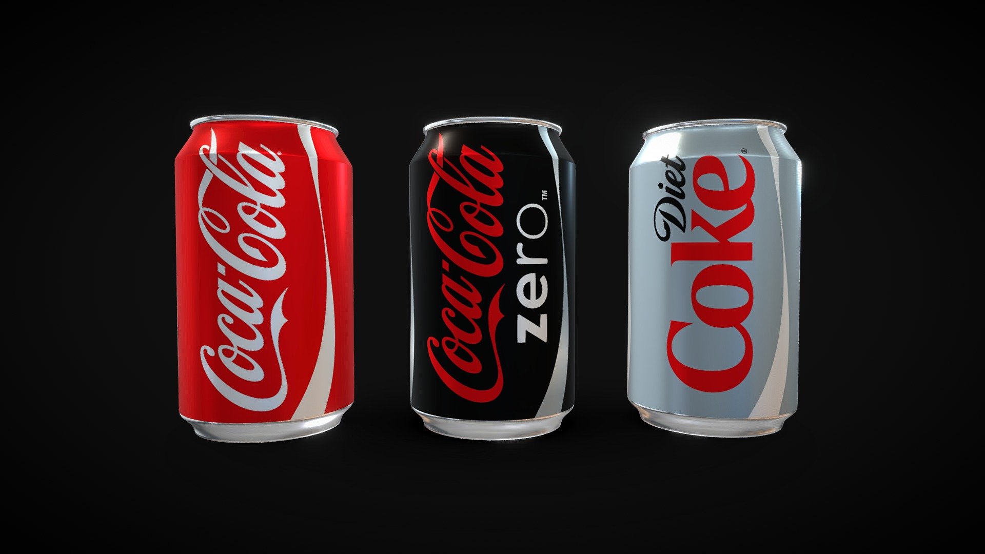 Coca-Cola - Buy Royalty Free 3D model by wboony 3d model