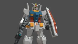 Gundam rx-78, 3d, gundam