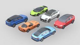 Low-Poly Car Pack 004