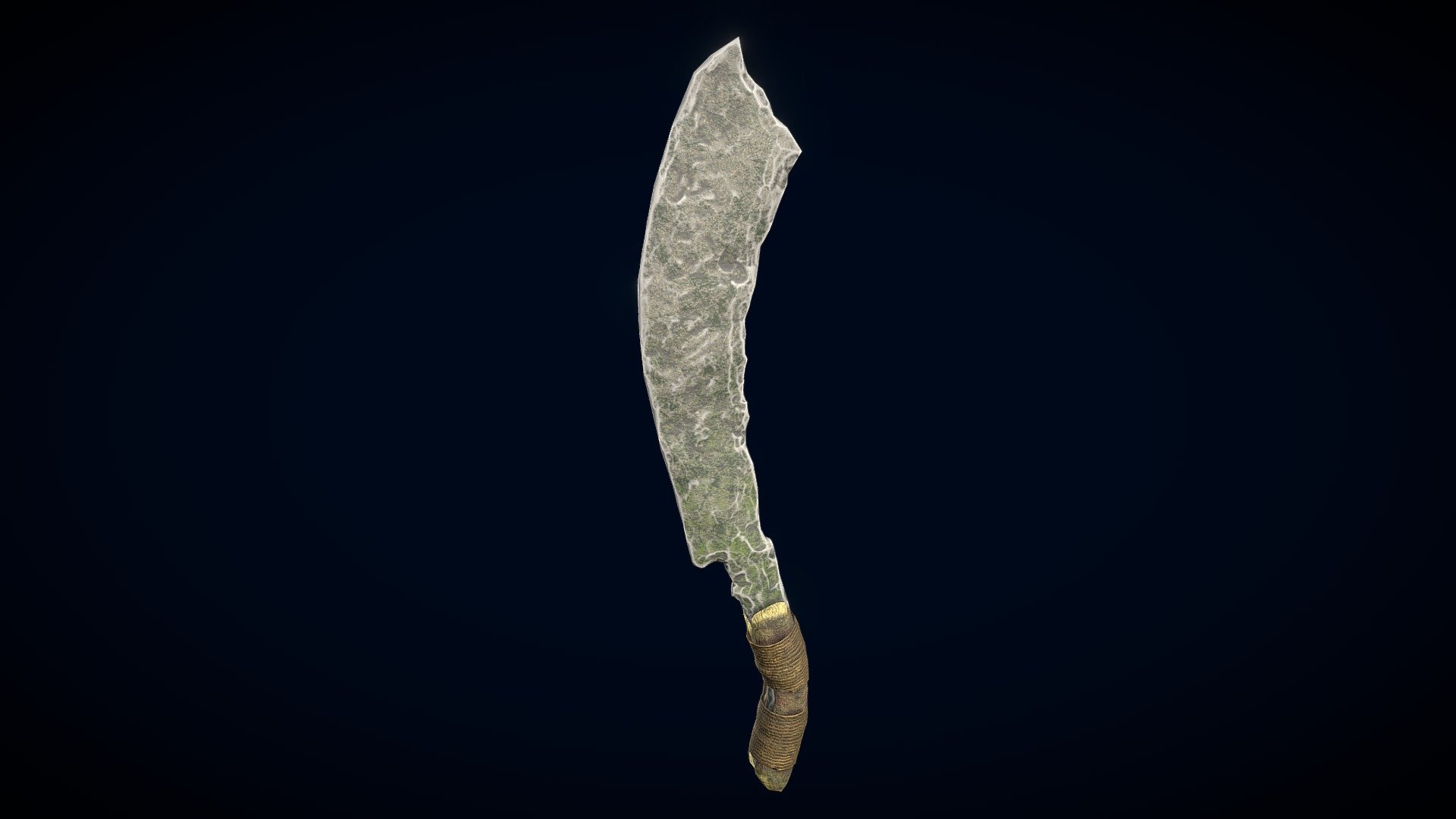 Model of stone Primal Cleaver, doesn't contain any ngons, has optimal topology. Archive contain such 2k textures: -Base color map -Metallic map -Normal map (OpenGL) -Roughness map 3d model
