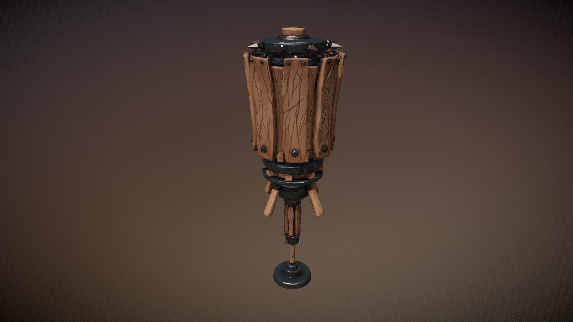 Stylised trap asset for a short uni project - it's a box! full of swords!
Blocked out in Maya, sculpted in ZBrush, textured in Substance Painter 3d model