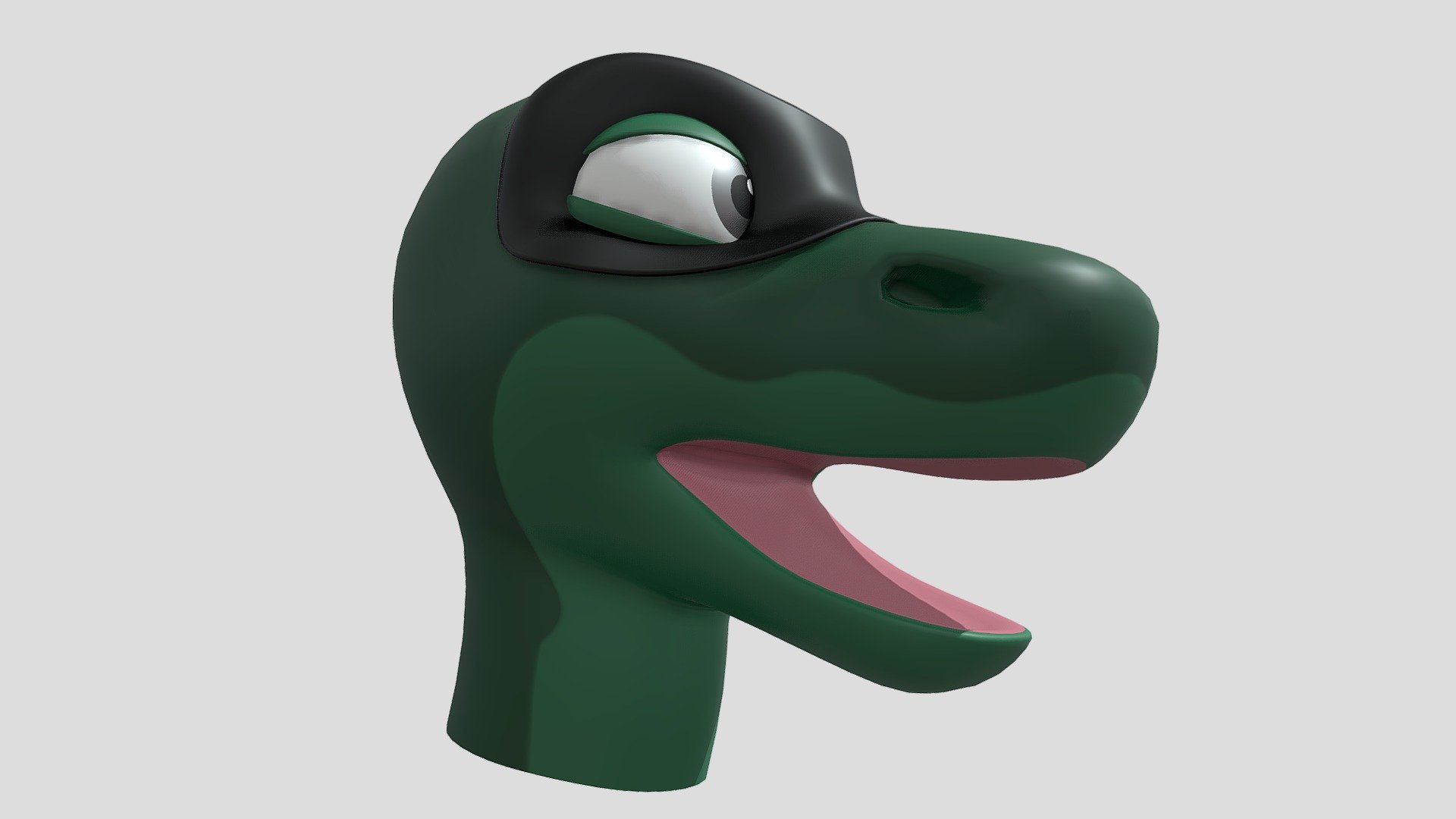 Dorian open mouth - 3D model by chocolatemoth 3d model
