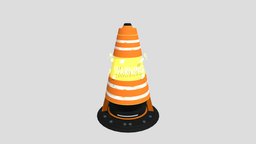 Futuristic Cone cone, futuristic, gameasset, gameready