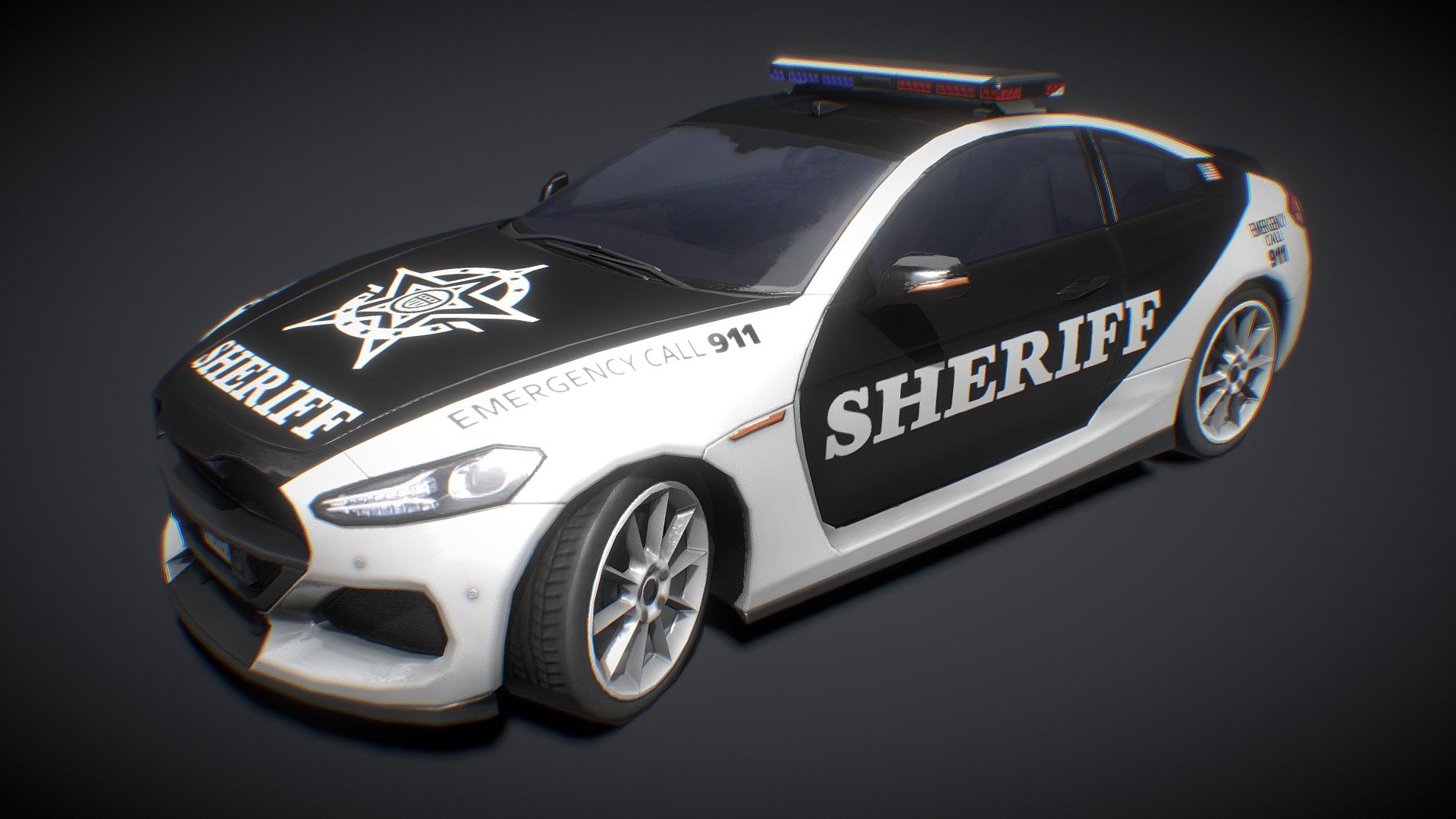 SPORT COUPE SHERIFF 2019

Low-Poly model for the game and VFX

Tris 4,569

https://boosty.to/tsb3dmodels - SPORT COUPE SHERIFF 2019 - Buy Royalty Free 3D model by TSB3DMODELS 3d model