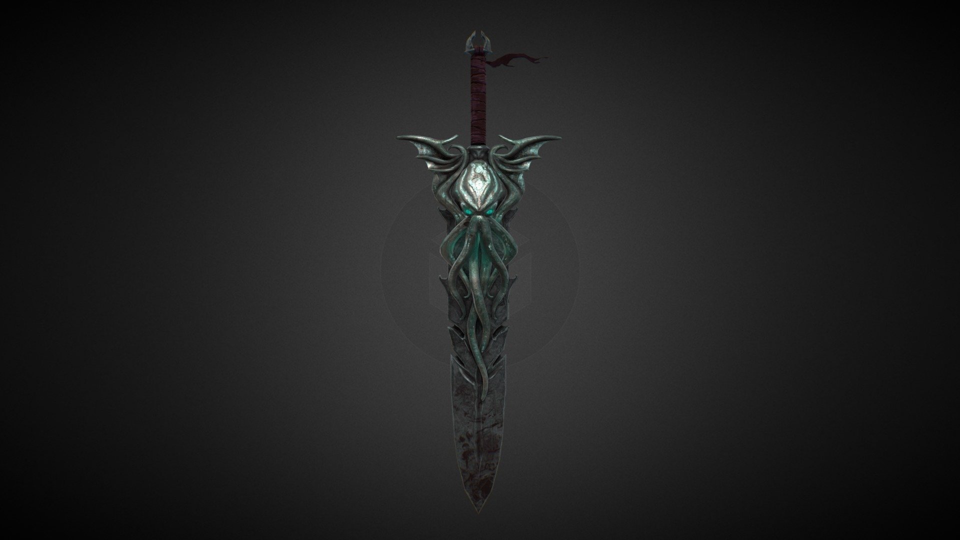 More on AS: https://www.artstation.com/artwork/RYXKZD     Sooo… you know my love for lovecraftian stuff eh. I really liked the concept, and tried to make 2 textures out of it : Handpainted &amp; Realistic :) - Sword of the Great Dreamer (Realistic ver.) - 3D model by Lisa Salmon (@leviatharys) 3d model