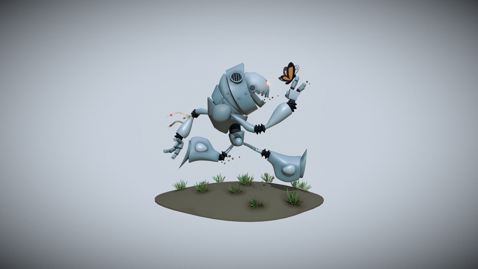 Robot_Bob - Download Free 3D model by Dmitry Siromaha (@Siromaha_Dmitry) 3d model