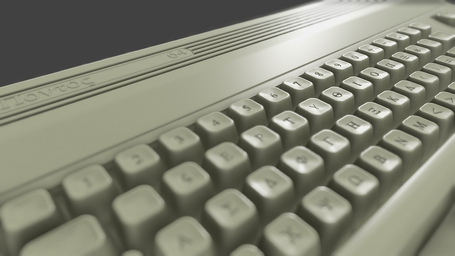 Greek computer based on C64.
Adding in the extra detailed parts.
Cosmetic changes, and upped the resolution.

high resolution model version 3d model