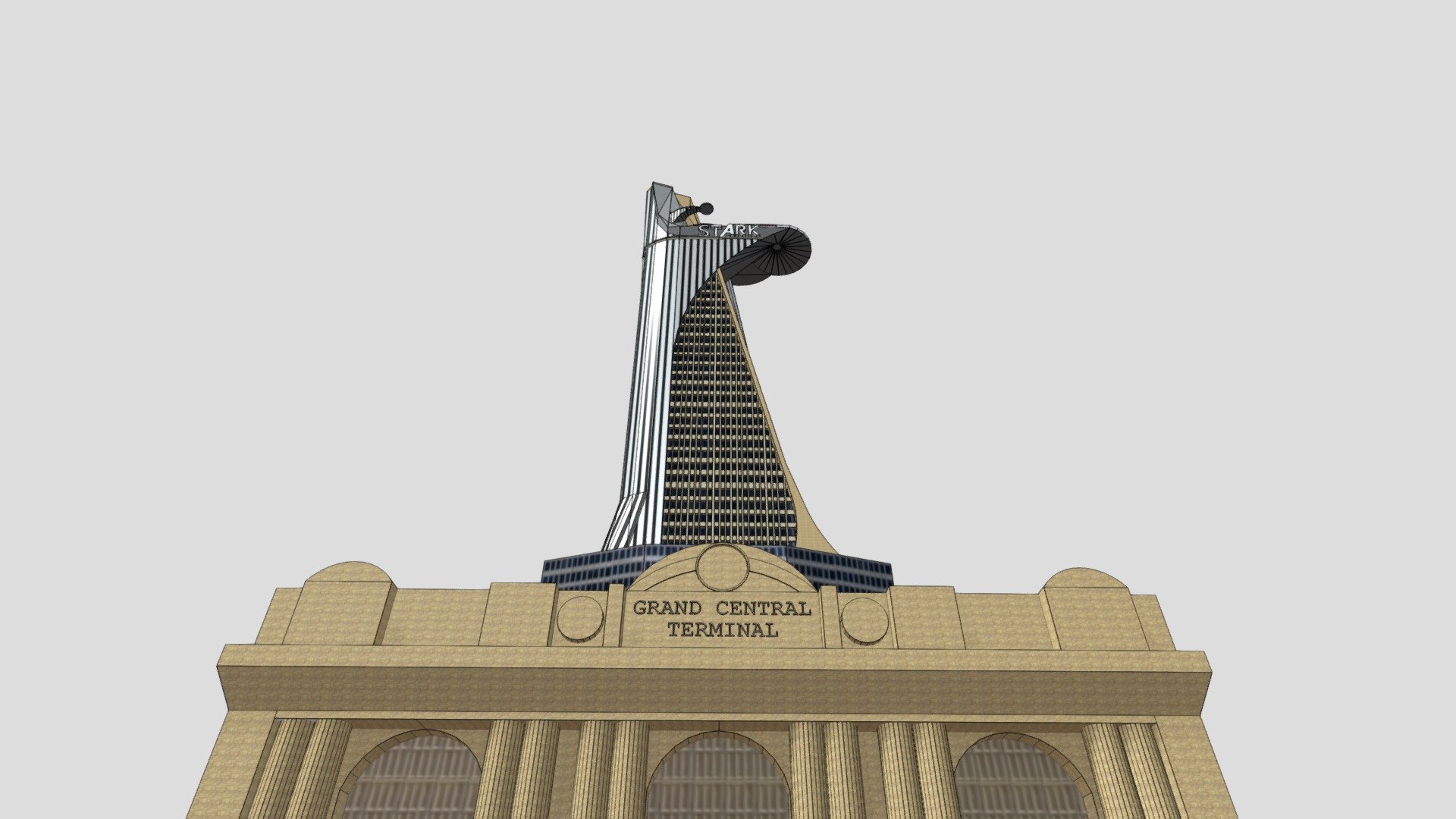 Stark tower is a Fictional Building from the
Avengers (2012) - Stark tower Model - 3D model by Lighting Studios (@210140) 3d model