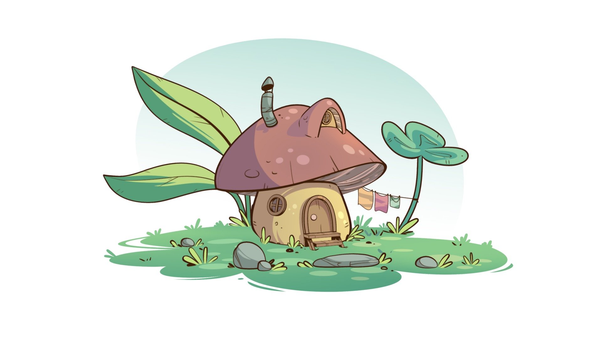 Practice project I made in Blender and Photoshop. The concept art was made by Yoshi Itice. I made a overview video on my YouTube channel where I show my process for NPR.

Concept: https://shorturl.at/aBOY2

My YouTube: https://youtube.com/@Entikai - Mushroom House - Toon Shaded - 3D model by Entikai 3d model