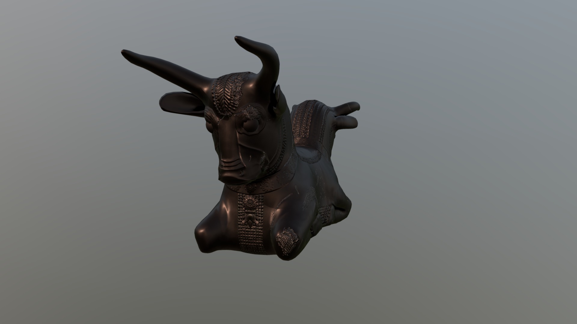Double-Headed Bull is statue created for an in-class project based on the ruins of Persepolis.

Sculpted in ZBrush, textured in Zbrush and Substance Painter 3d model