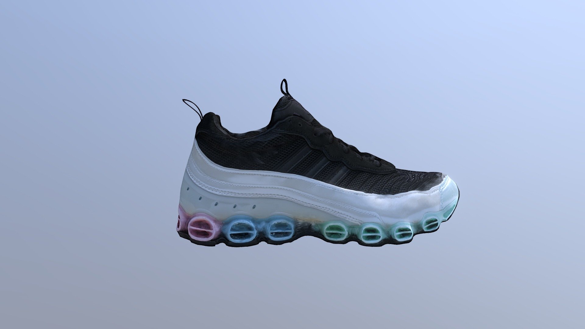 Photogrammetry Scan of the new Adidas Microbounce T1's in black - Adidas Microbounce T1 Black - Buy Royalty Free 3D model by veryveig 3d model