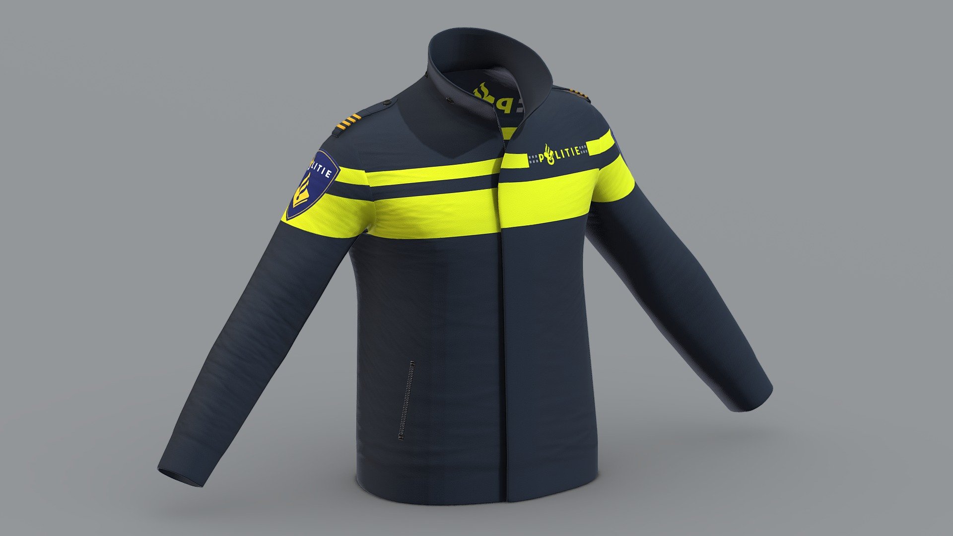 Hi, I'm Frezzy. I am leader of Cgivn studio. We are finished over 3000 projects since 2013.
If you want hire me to do 3d model please touch me at:cgivn.studio Thanks you! - Dutch Police Jacket Low Poly PBR - Buy Royalty Free 3D model by Frezzy3D 3d model