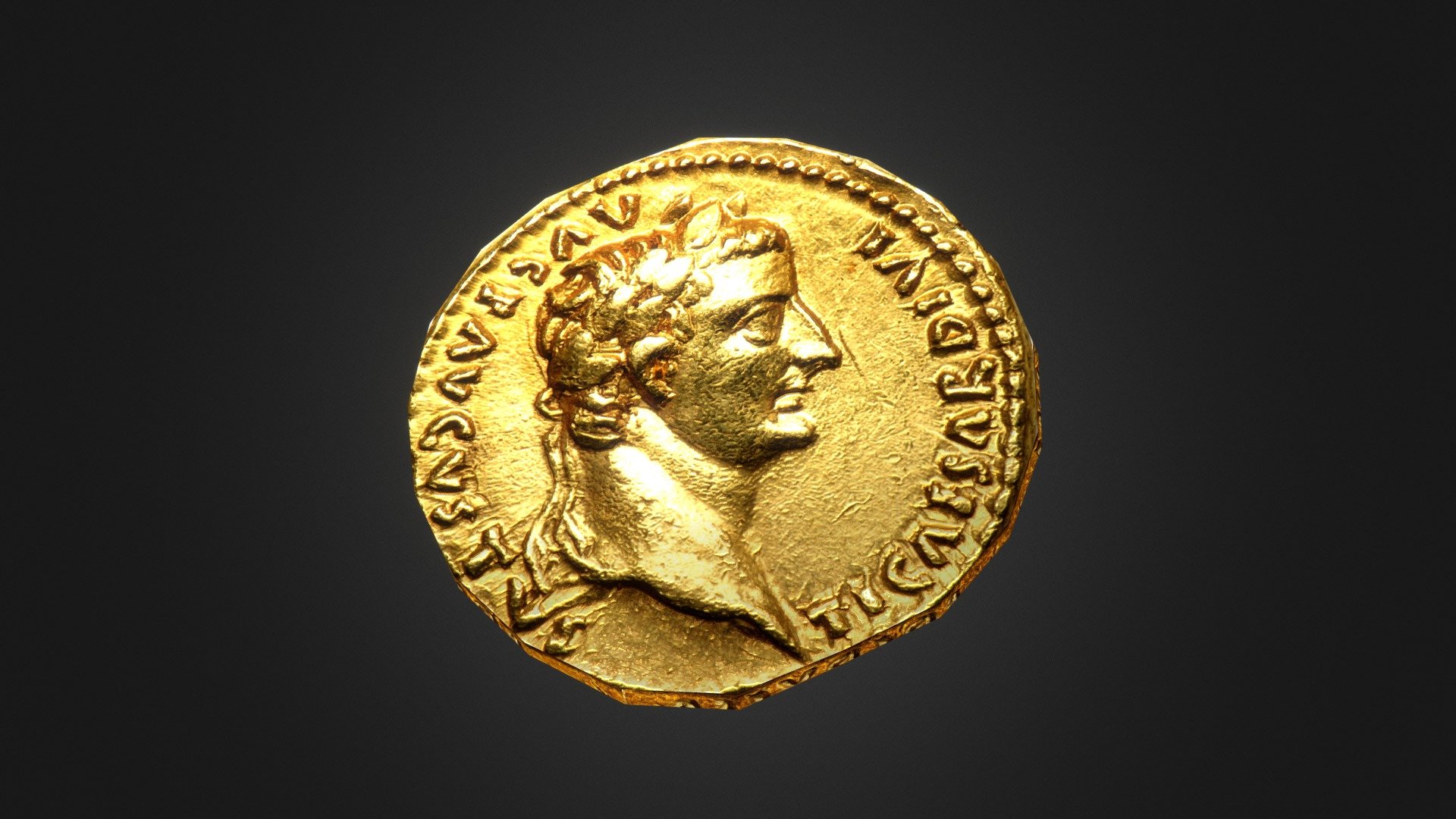 3ds max low poly model - Old Rome Coin - Buy Royalty Free 3D model by pinotoon 3d model