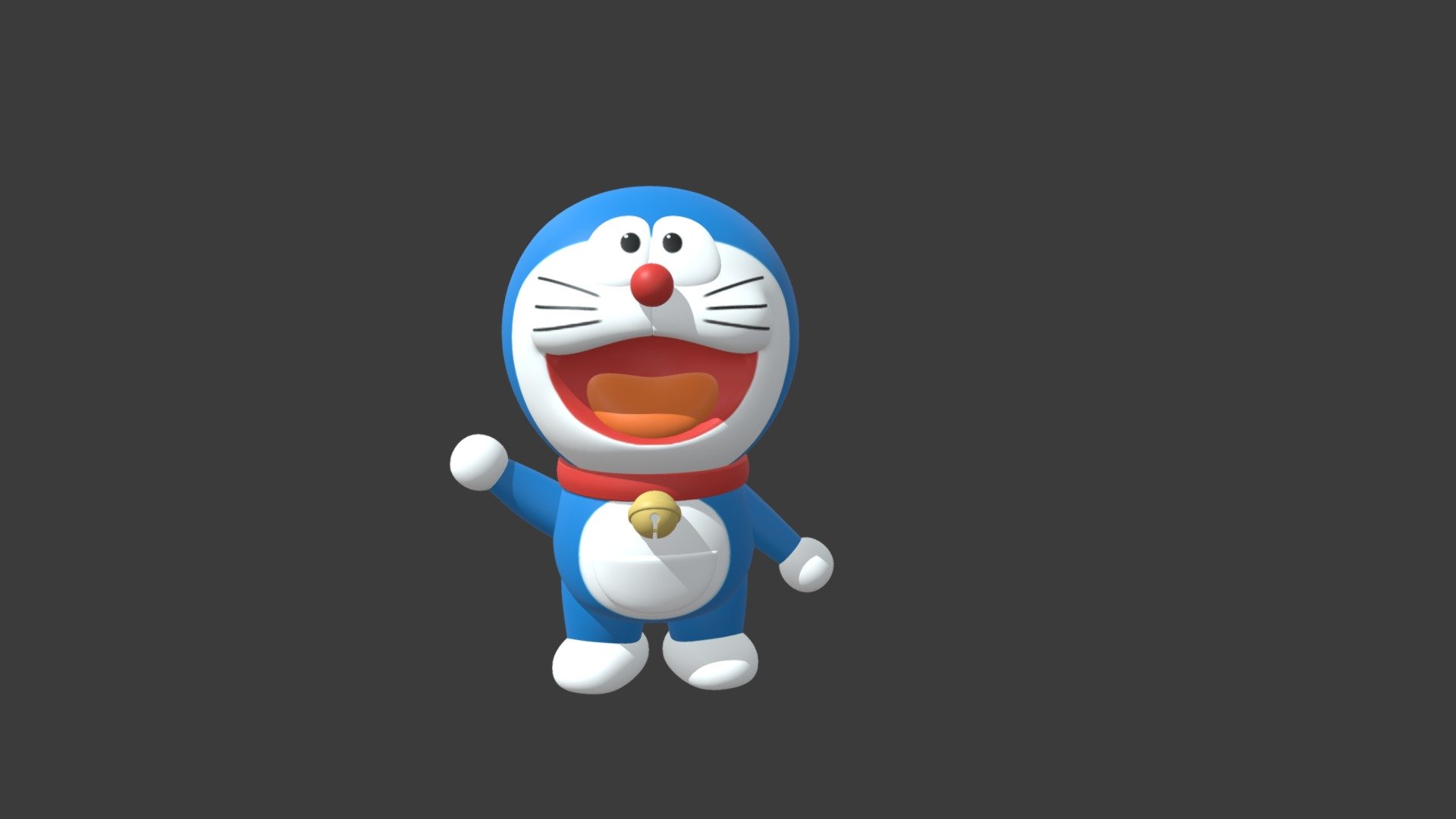 Doraemon - Download Free 3D model by mf279 3d model