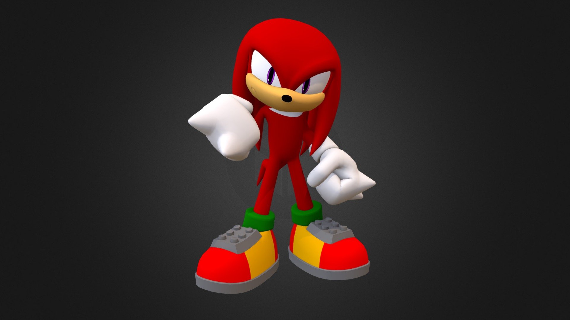 Get buff. Eat enchiladas. Play as Knuckles now in Sonic Runners Adventure! http://gmlft.co/SRA - Knuckles Model – Sonic Runners Adventure - 3D model by SonicRunnersAdventure 3d model