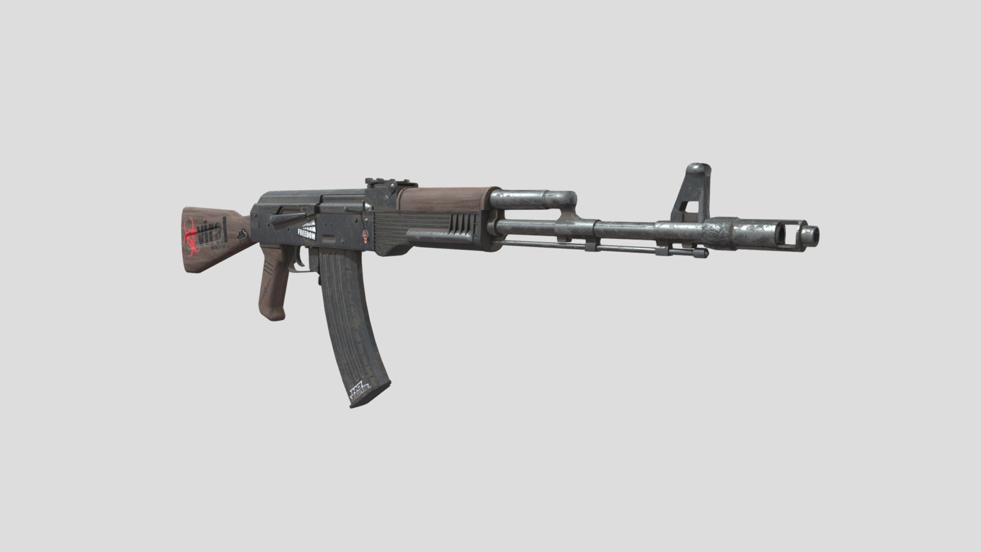 AK 47 Riffle Gun with Low poly for game and simulation 

3Ds File with material and Texture

Published by Narulitas - AK47 Terrorist Riffle - 3D model by narulitas 3d model