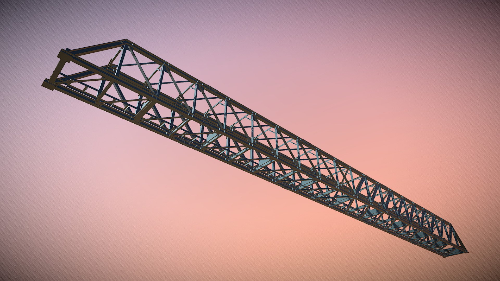 PIPE BRIDGE - 3D model by proleed 3d model