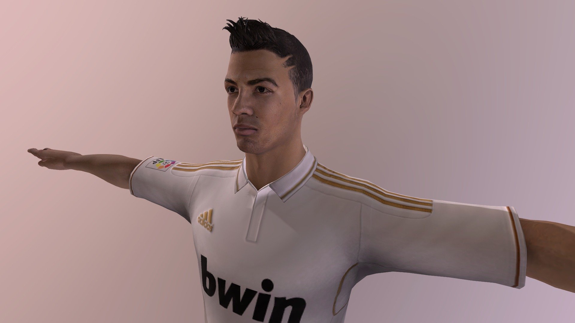 bjjbj - Christiano Ronaldo - 3D model by Daniel.de.Silva 3d model