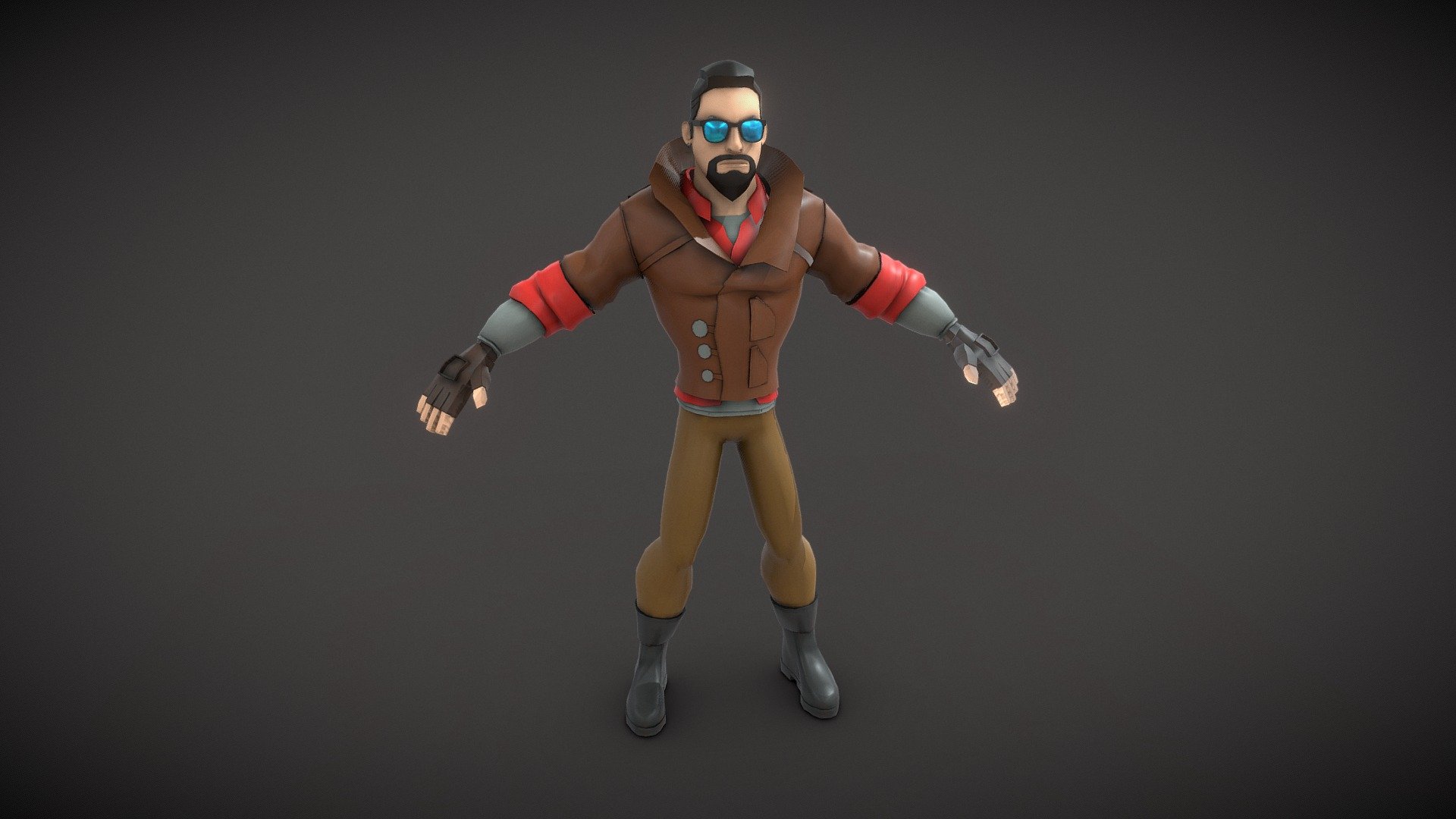 game ready asset lowpoly

not rigged

PBR textures Includes:




base

Normal

Occlusion

Roughness

Metalness
 - Game Character - 3D model by sharp4taim 3d model