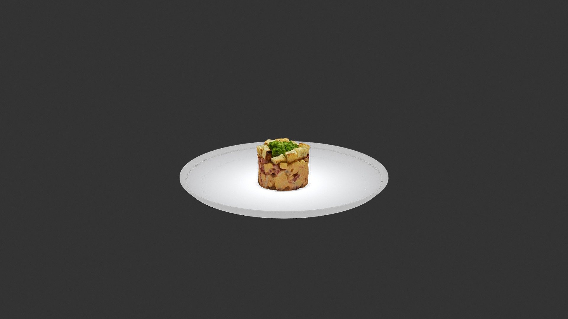 Appetizing Salad - 3D model by alex.alexandrov.a 3d model