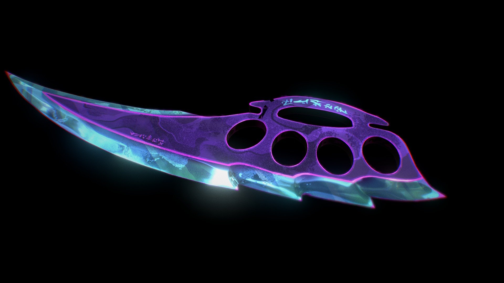 Knife Knuckle | Neonew - 3D model by bobalobla 3d model