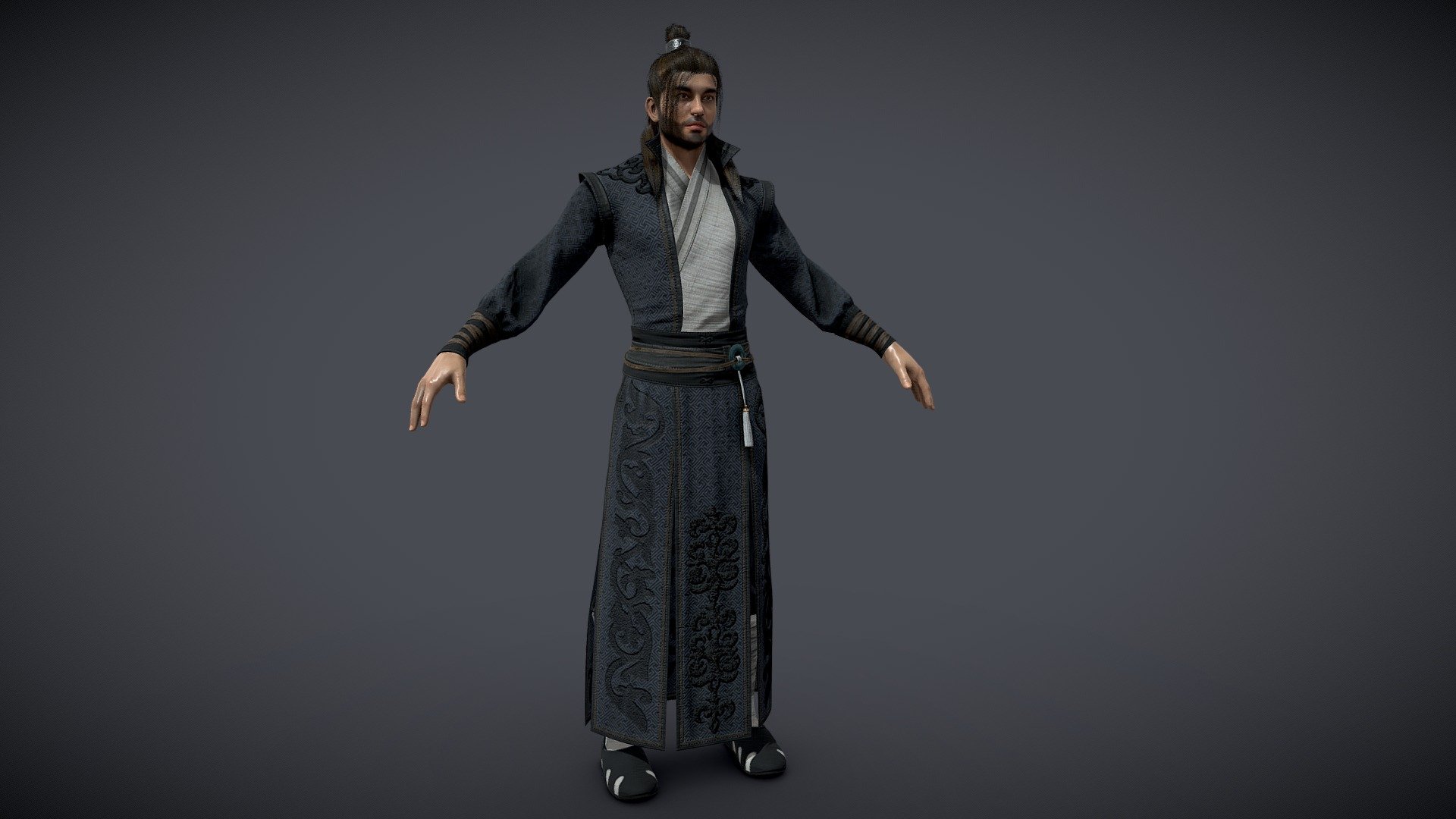 Character design with Wulin Swordman style 

This production on Sketchfab included: 

3D model character and Textures same as you seen in 3D preview 



How to importing to Unreal Engine: https://drive.google.com/file/d/1VVGKgRZsdlmdTgWgo3IHGvVS8YWL3Ny7/view?usp=sharing
Watch my full package preview: Youtube 

Watch full character details on Artstation

Thank you for watching - G2 Wudang model - Buy Royalty Free 3D model by Quang Phan (@quangphan) 3d model