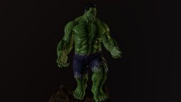 Hulk (Realistic) power, marvel, muscles, hulk, avengers, realistic, game-ready, spider-man, marvelcomics, character-model, green-man, realistic-textures, marvel-heroes, thehulk, gameart