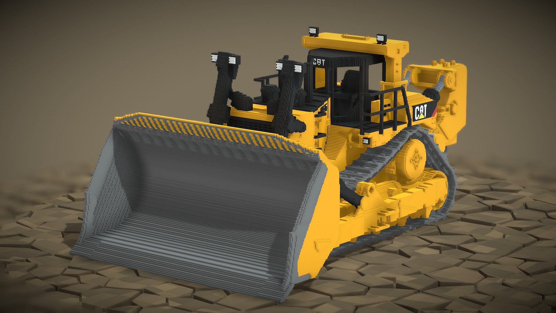 Voxel Caterpillar Bulldozer D11T high details 3D models created by Shubbak3D in MagicaVoxel Editor.



This model composed of 3 parts:

Part 1 – Body of the Bulldozer (Voxel Size = 172 x 237 x 164)

Part 2 – Blade of the Bulldozer (Voxel Size = 214 x 86 x 112)

Part 3 – Ripper of the Bulldozer (Voxel Size = 52 x 132 x 122)



All Formats Size: 71.8 MB

Zip File Size: 9.66 MB

(Polys Count: 275080) (Verts Count: 405253)

Available Formats: .vox (MagicaVoxel) .max (3ds max 2021 default) .qb .obj + mtl .fbx

Your feedback and rating are important for us 🙂 - Voxel Caterpillar Bulldozer D11T - Buy Royalty Free 3D model by SHUBBAK3D 3d model