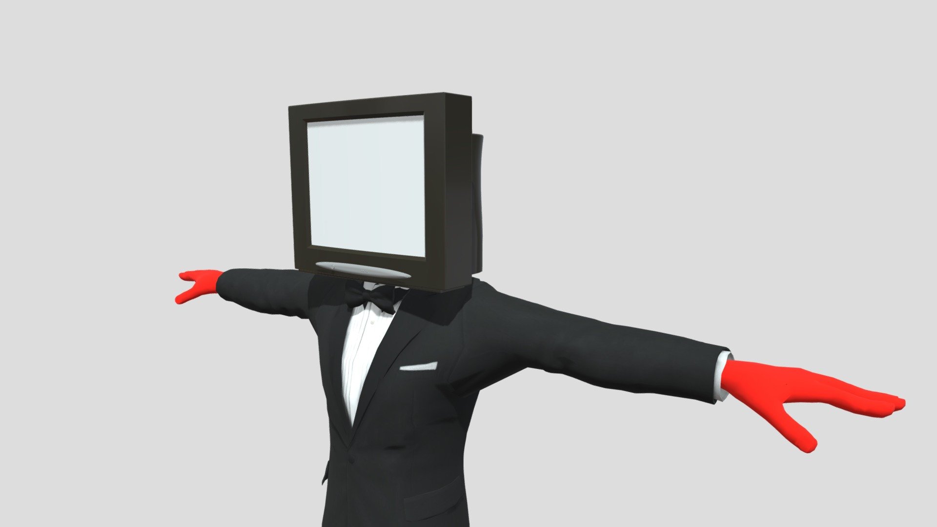 You can see what TV Man looks like with animation on my YouTube channel. https://www.youtube.com/@GipsoCartoon

!!! If you use my models in your videos, write a link to my account in the description 3d model
