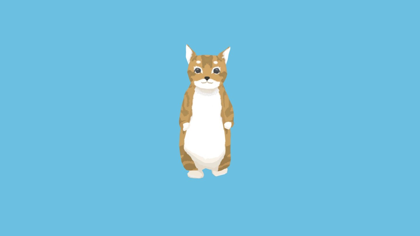 I am working on a small game called Buffet Cats to learn more about Unity and game dev in general. This is the player character from the game so far 3d model