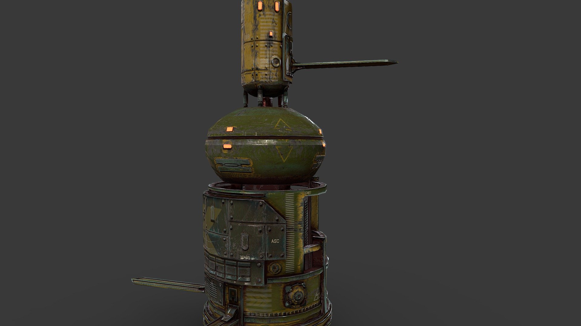 This is a 3d model of Sci Fi Satellite.
This is realistic 3d model.
This model is made using Autodesk 3DS Max 2021.
All the previews are rendered using Iray Renderer.
This is midpoly model and ready to use for game engine.
PBR textures are used in 2048x2048 resolutions.
All the textures and 3ds max files are attached with this.
Polys:       7,351
Vertices:  8,263
This 3d model is available in 5 formats
1. Max
2. Dae
3. Obj &amp; Mtl
4. Fbx
5. 3ds

All this files/formats can be import into any of your favorite software.

If you have any queries, feel free to contact me.

Portfolio Link: https://www.artstation.com/artwork/eayRw6

Thanks &amp; Regards,
Artist Swastika Bhadury - SciFi Satellite - Buy Royalty Free 3D model by swastika (@chinababa) 3d model