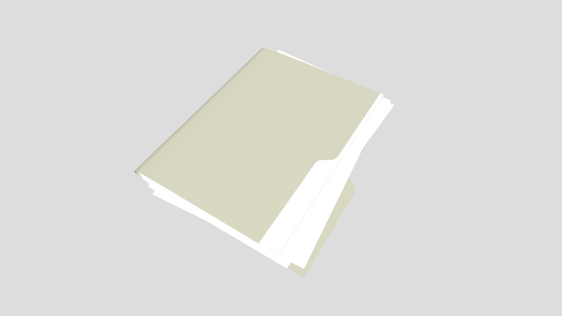 Messy Folder - 3D model by Laetitia (@laetitiagr54) 3d model