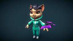 Archer T3 cat, archer, t3, necro, character, game, design
