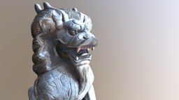 Chinese Lion Statue realityscan