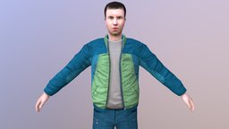 MAN 14 -WITH 250 ANIMATIONS face, base, mesh, people, basemesh, unreal, young, fbx, old, movie, actor, gents, mens, men, maya, character, unity, cartoon, game, 3dsmax, blender, man, animation, animated, human, male, rigged, guy