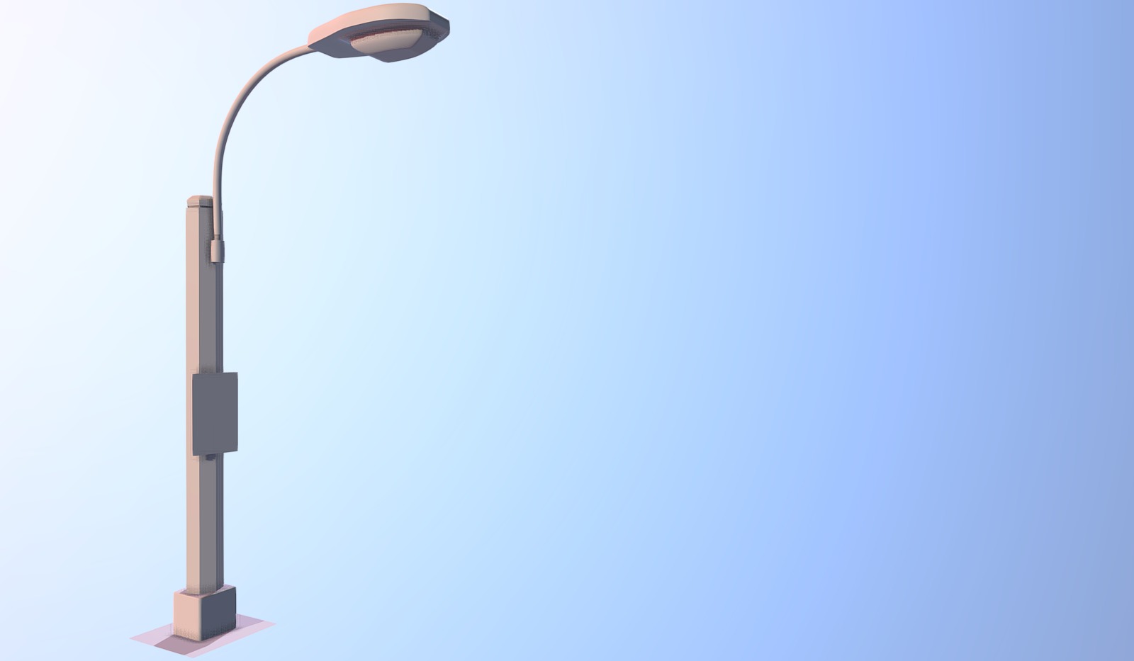 This is another piece of art of mine. I tried to add materials then I realized it wasn't for me.

 - Suburban Street Lamp - Download Free 3D model by gadsby 3d model