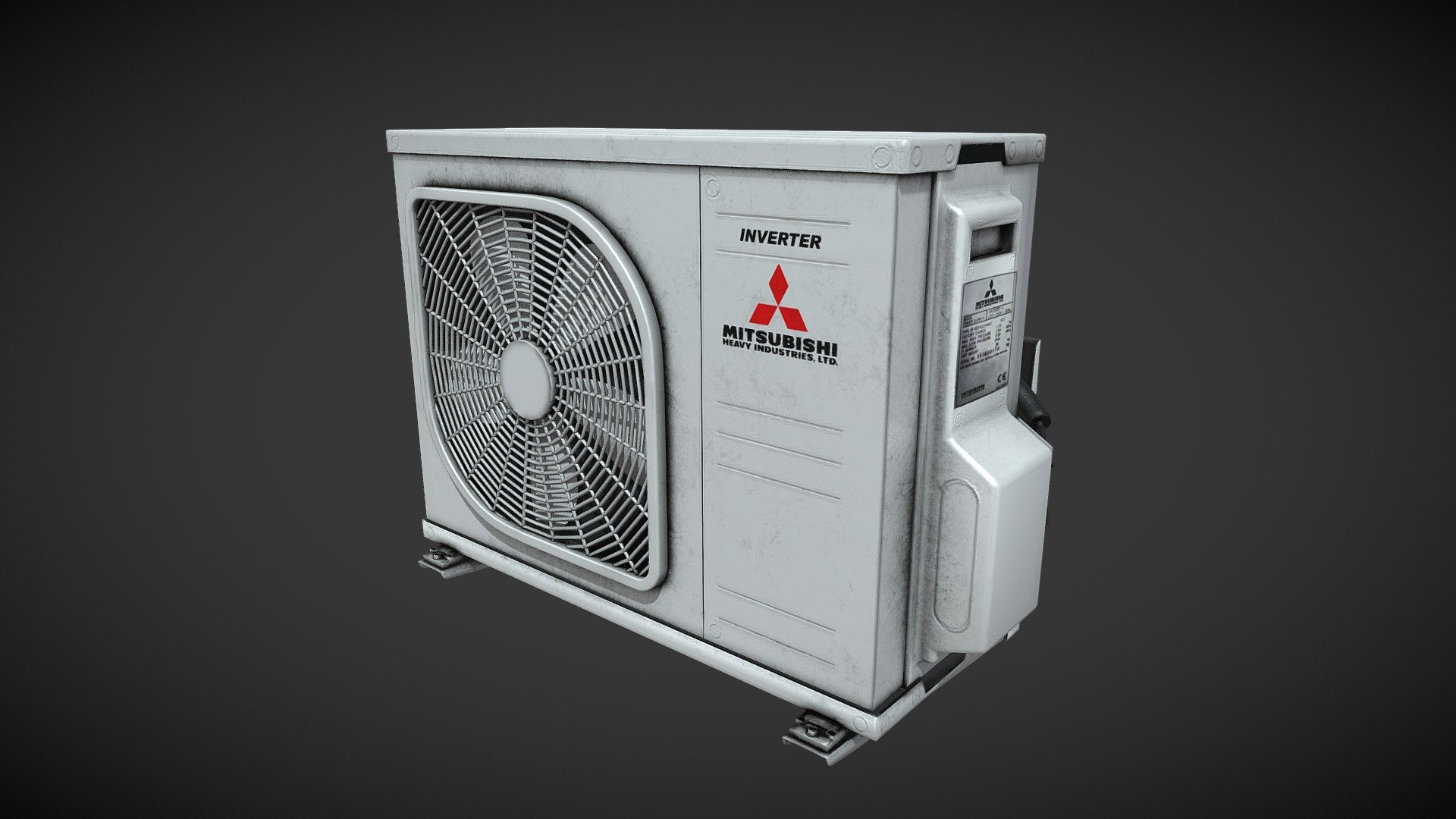 My first animation work on this site. I hope you enjoy it! There will be many more similar works. Like and comment, I will be pleased - Air conditioning - 3D model by GreenG 3d model