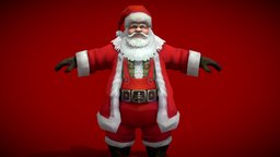 Santa Claus Rigged santa, unreal, snow, christmas, santaclaus, w, low-poly-model, freemodel, santa-claus, rigged-character, character, unity, low-poly, lowpoly, gameasset, free, rigged, gameready, rigged-santa, santarigged, santaclauslowpoly, santa-claus-lowpoly, christmus2024