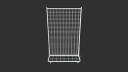 Single sided Grid display stand 