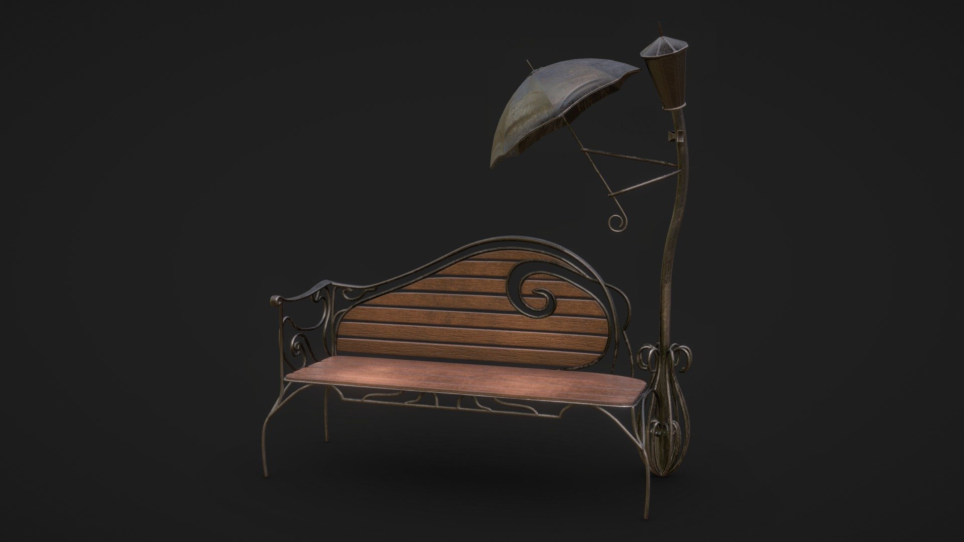 Wooden bench with decorative metal lantern holding an umbrella

Technical specifications:

Optimized model

non-overlapping UV map

ready for animation

PBR textures 4K resolution: Normal, Roughness, Albedo, Metal, displacment maps

Download package includes FBX and OBJ, which are applicable for 3ds Max, Maya, Unreal Engine, Unity, Blender.

Enjoy! - Bench With Decorative Lantern - Buy Royalty Free 3D model by U3DA (@unreal.artists) 3d model
