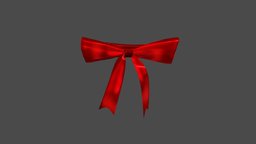 Red Ribbons Gift Wrap Bralet Bra Top red, , fashion, girls, top, clothes, gift, bra, breasts, wrap, lingerie, ribbons, pbr, low, poly, female, bralet