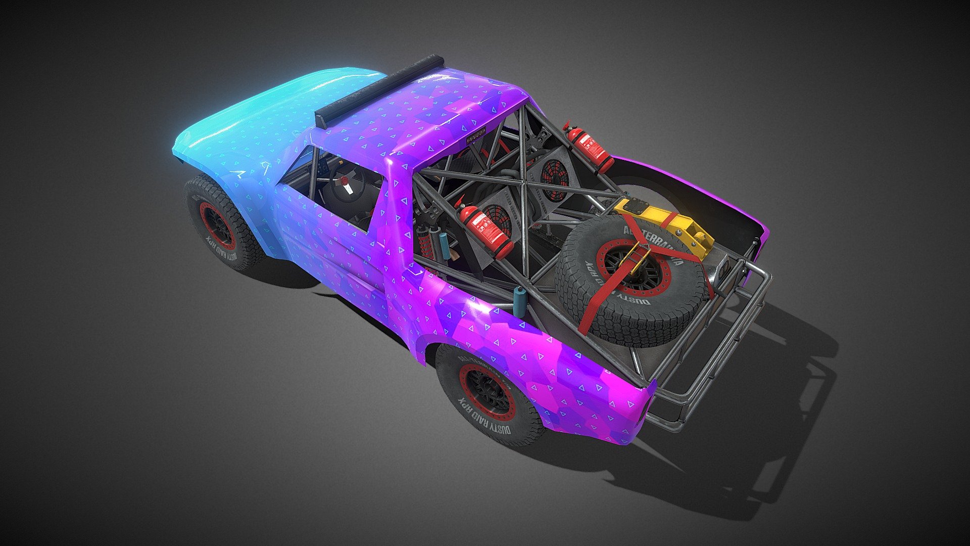 Mobile racing game

Next car https://skfb.ly/ow7TX

Alumi Craft Shark Buggy (buy) https://skfb.ly/oDxRs - Trophy Truck (Optimized) - Buy Royalty Free 3D model by Yurii Chumak (@Yurii_Chumak) 3d model