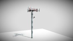 Telecommunication Tower with 4k textures tower, antenna, telecommunication, cell-phone-tower