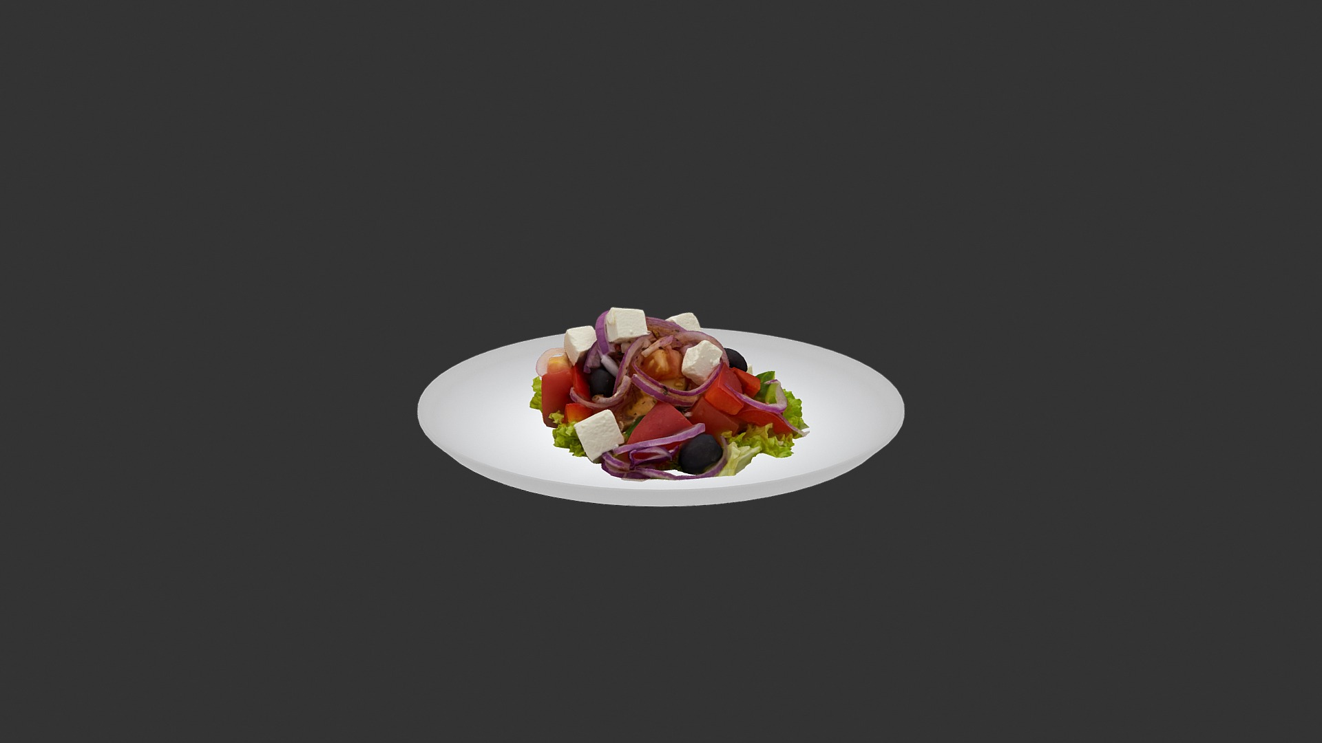 Greek Salad - 3D model by alex.alexandrov.a 3d model