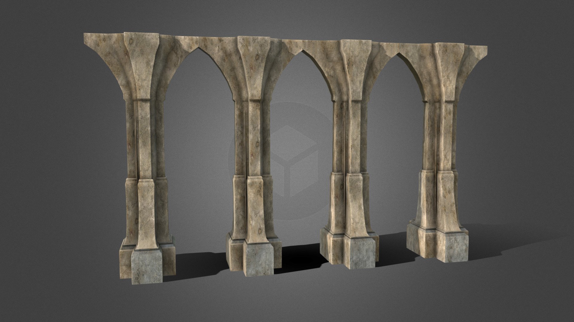 Architectural structure of neogothik piers. 

Textures 2K for each mesh. (Color, Roughness, Normal/Bump) - neogothical pier architectural asset pack - Download Free 3D model by Samuel Francis Johnson (Oneironauticus) (@oneironauticus) 3d model