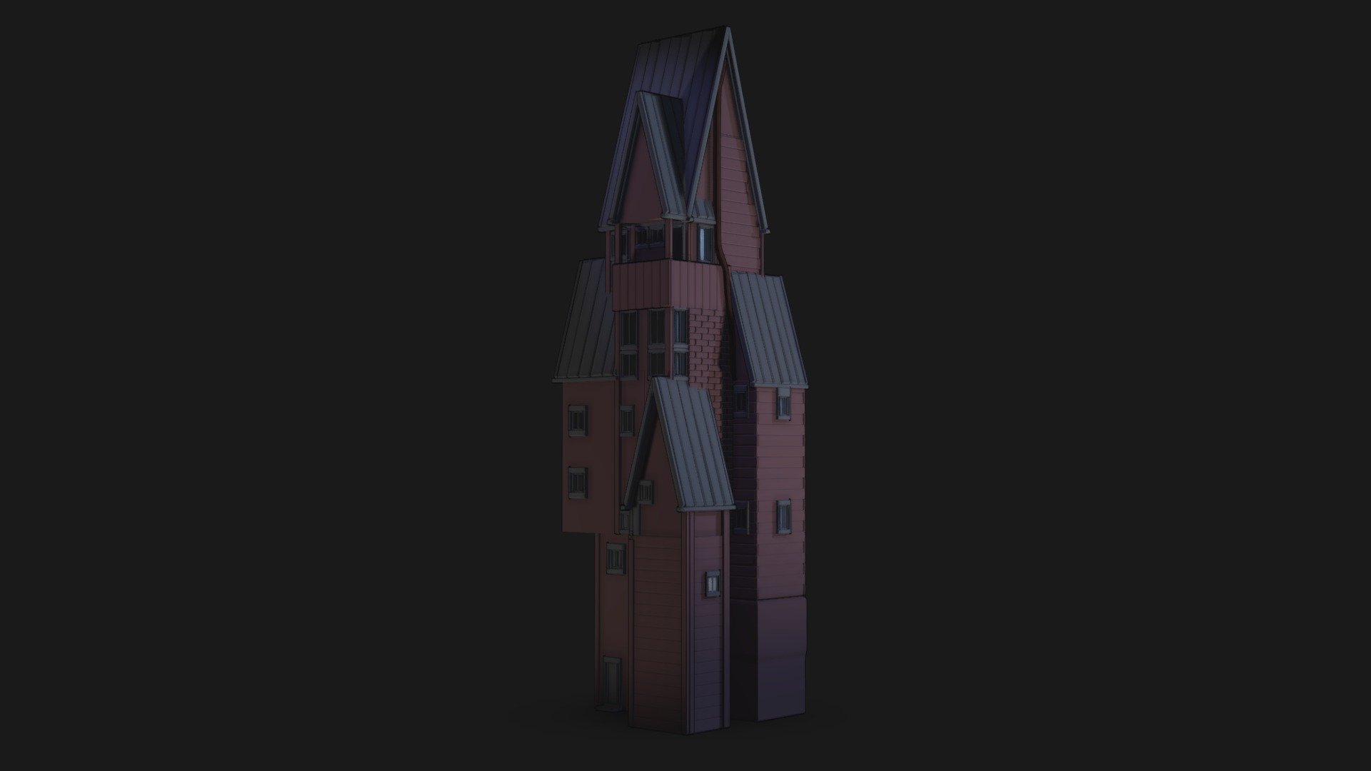 House - 3D model by Martin Edge (@Martin_Edge) 3d model