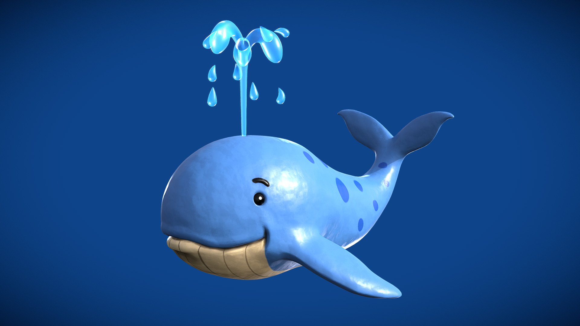 Stylized Cartoon Whale character, created with Blender and rendered in Eevee. This is the finished tutorial result of my Stylized Cartoon Whale tutorial series.   🐳

Check out the tutorial here:  https://youtu.be/RSRe7zsyWTw

Contents when purchased:




Stylized Cartoon Whale Blender File 

2 Final Renders

Whale Color And Normal Maps

HDRI Lighting

Note: This 3d character is not retopologized or rigged.

 - Stylized Cartoon Whale 🐳 - Buy Royalty Free 3D model by Ryan King Art (@ryankingart) 3d model