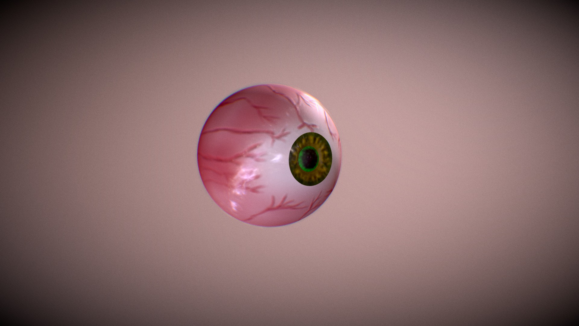 this is an eye ball that i have modeled for cyclopse monster character 3d model
