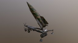 V2 rocket with ramp for Opel Blitz