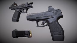 Taurus Gx4 XL with holosun hs507k x2 firearm, ammo, pistol, tactical, weapons, military, gun